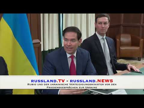 Rubio und der ukrainische Verteidigungsminister vor den Friedensgesprächen zur Ukraine