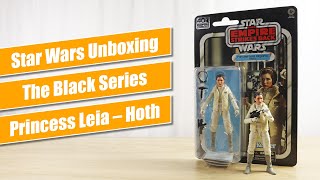 Princess Leia Organa (Hoth) Black Series 6" Figure - Star Wars Unboxing