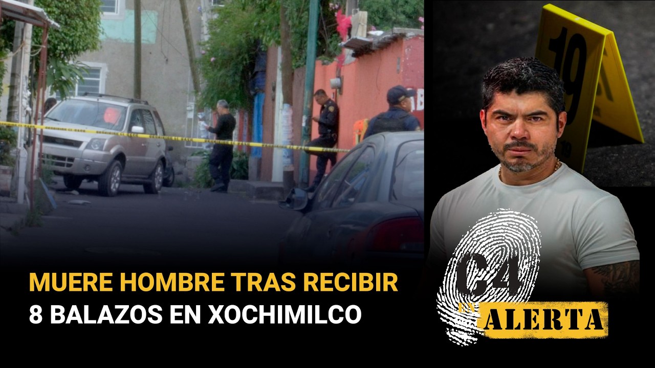 ¡Afuera de su casa! Hombre es asesinado dentro de su camioneta en Xochimilco; le dispararon 8 veces