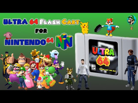 Nintendo 64 Library! Ultra 64 Flash Cart for N64!