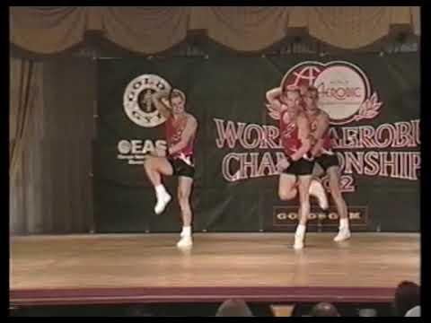 Ivan Robustelli, Alexander Fenton, Massimo Messina (Italy) - 2002 ANAC World Aerobic Championship