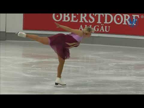 Ulrike WALTER. Oberstdorf 2018. Bronze Ladies III B - Artistic. 9 place