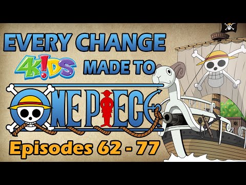 Every Change 4Kids Made to One Piece: Reverse Mountain - Little Garden Arc