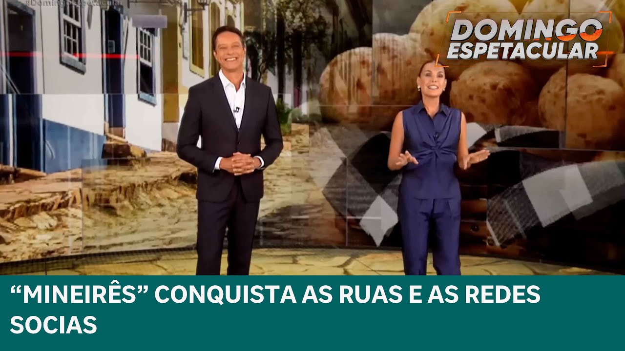 Sotaque mineiro faz sucesso nas ruas e nas redes sociais | DOMINGO ESPETACULAR