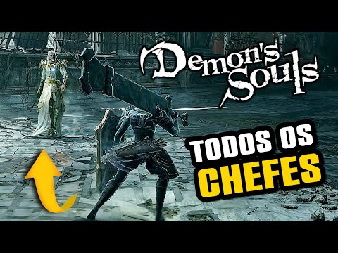 CROSS CONTRA TODOS OS CHEFES NO DEMON SOULS REMAKE!! - FINAL BOM E RUIM (PS5)