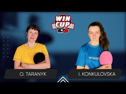 08:45 Olena Taranyk  - Iryna Konkulovska West 2 WIN CUP 29.10.2023 | TABLE TENNIS WINCUP