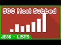 Top 500 Most Subscribed YouTube Channels Of 2018!!!