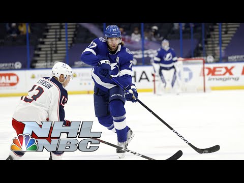 Columbus Blue Jackets vs. Tampa Bay Lightning | EXTENDED HIGHLIGHTS | 4/25/21 | NBC Sports