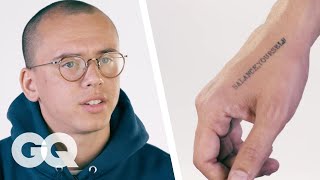Logic Breaks Down His Hand Tattoos | Tattoo Tour | GQ