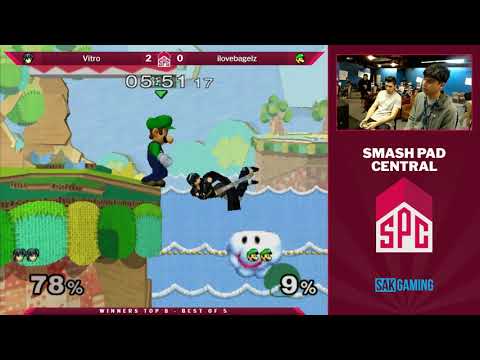 SPC 98 Winners Top 8 - Vitro (Marth) vs ilovebagelz (Falcon/Luigi)