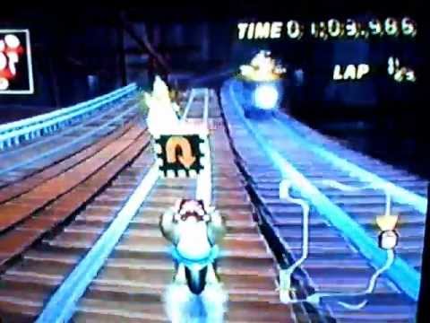 Mario Kart Wii Wario's Gold Mine Backwards Flap Competition ~37.42x
