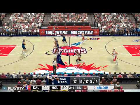 NBA 2K17 - 96-97 Rockets vs 02-03 Mavericks - MyLeague Game 1 for HOU  - PC MOD - HD