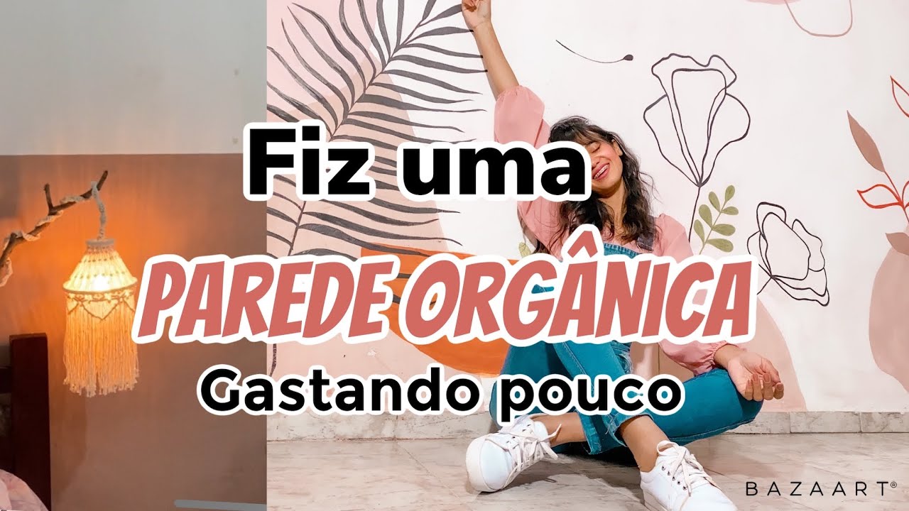 Transformei um quarto de visitas(Pintura orgânica e muito mais😍)