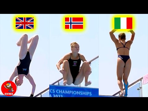 Top 😱 Womens Diving 10m Platform. Best women's diving. Girls diving #26