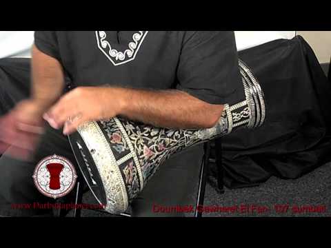 The Peacock Sombaty Gawharet El Fan 18.5" Darbuka (107) - Professional Drum