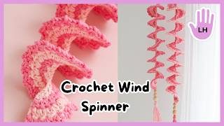 Left Handed Crochet: Fast & Fun Wind Spinner (The Perfect Scrap Buster!)