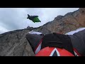 360 VR View Of Wingsuit BASE Flight Brento Italy VR Headset Not Required On Mobile