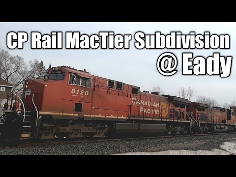 CP Rail MacTier Subdivision @ Eady. 8120N + 8538 / 8557. March 17, 2022