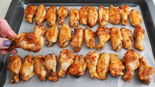 The best chicken wings I've ever made for my husband! Crispy Chicken Wings # 253