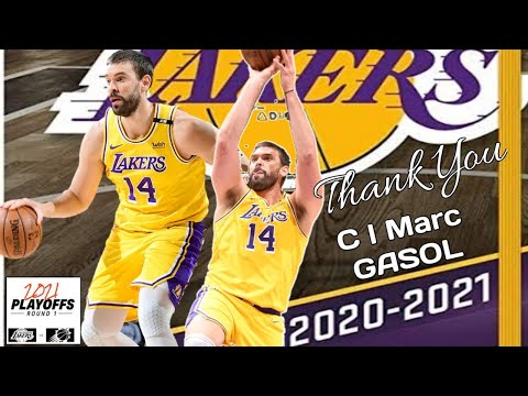 MARC GASOL FULL 2021 NBA PLAYOFFS HIGHLIGHTS  I BOUNCE BACK STRONGER I THANK YOU PURPLE AND GOLD