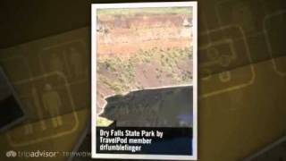 preview picture of video 'Dry Falls - Home of The World's Largest Waterfall Drfumblefinger's photos, United States'