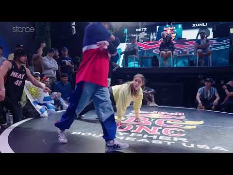 BETZ VS  XUNLI [BGIRL Top 4] // Orlando Redbull BC One Cypher // Stance