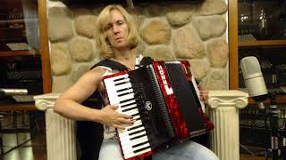 Video thumbnail for HOHNBRA72RD - NEW Red Hohner Bravo III Piano Accordion LMM 34 72 $1799 by Liberty Bellows