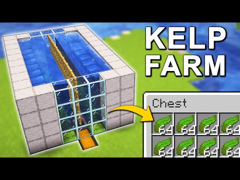 The Best Kelp Farm - 1.21+ — Minecraft farm tutorial thumbnail