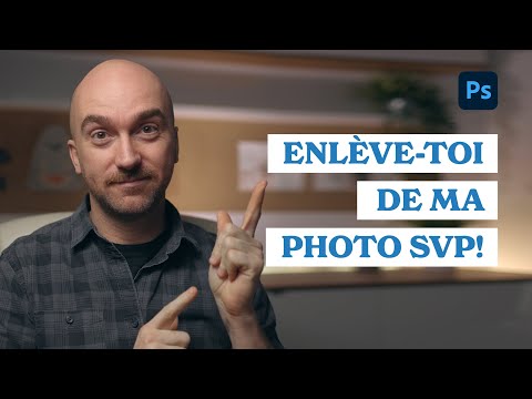 Retirer FACILEMENT dans PHOTOSHOP une personne de son image