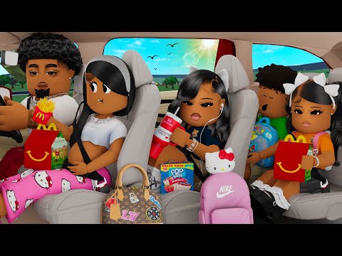 CHAOTIC SCHOOL MORNING ROUTINE!! *NEW SCHOOL!!* | Bloxburg Family Roleplay