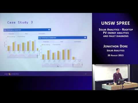 UNSW SPREE 201508-20 Jonathon Dore - Rooftop PV Energy Analytics