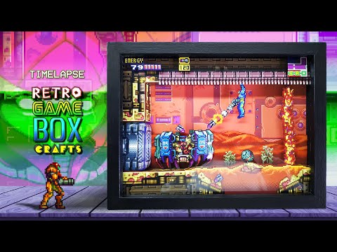 ⏱ Metroid Fusion Diorama/Shadowbox Making Of