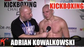 Adrian Kowalkowski po DSF Kickboxing Challenge 2 Adrian Kowalkowski po DSF Kickboxing Challenge 2