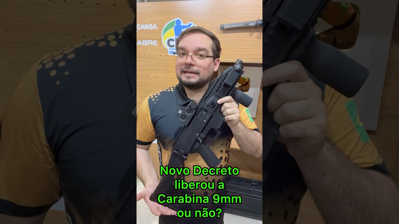 Liberou as Carabinas 9mm ou não? Decreto 12.345 #shorts