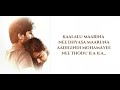 Kadalalle Lyrics Video Dear Comrade Sid Sriram Telugu Love Song