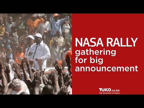 NASA party gather in Nairobi for big announcement