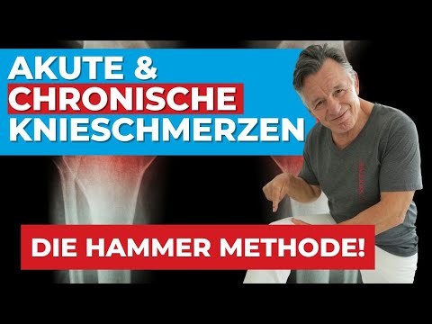 Acute & chronic knee pain! - The Hammer Method! 🍀