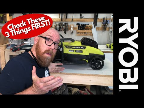 YouTube video about: What could be causing my Ryobi lawn mower to not start?