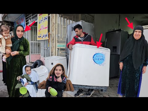 Lonely Angel 😢 |Helping the neighbor's grandma for blood pressure pills and washing machine repair 💔