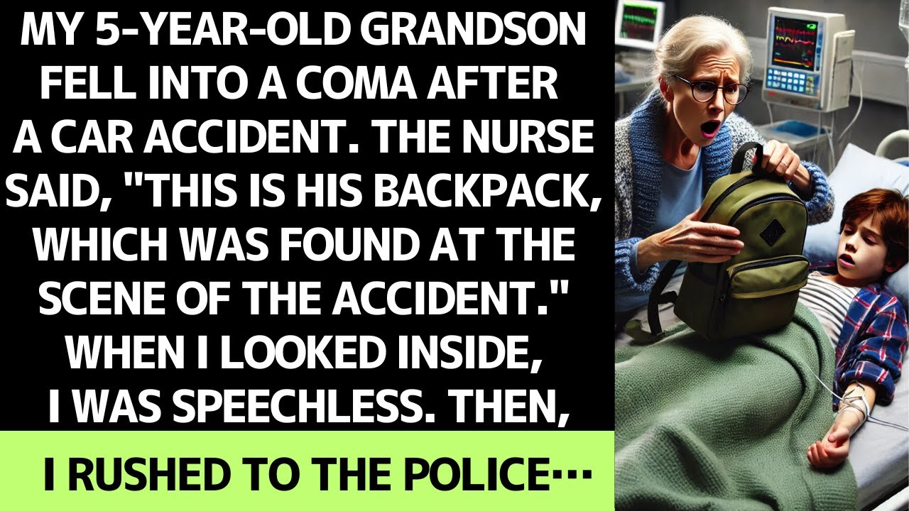My Grandson Fell Into a Coma After a Car Accident. I Was Shocked by What I Found in His Belongings…