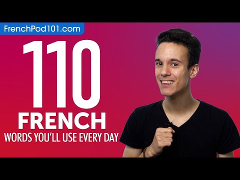 110 French Words You'll Use Every Day - Basic Vocabulary #51
