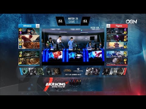 [15.06.2017] AFS vs ROX [LCK Summer 2017] Highlights Game 1 | Afreeca Freecs vs ROX Tigers