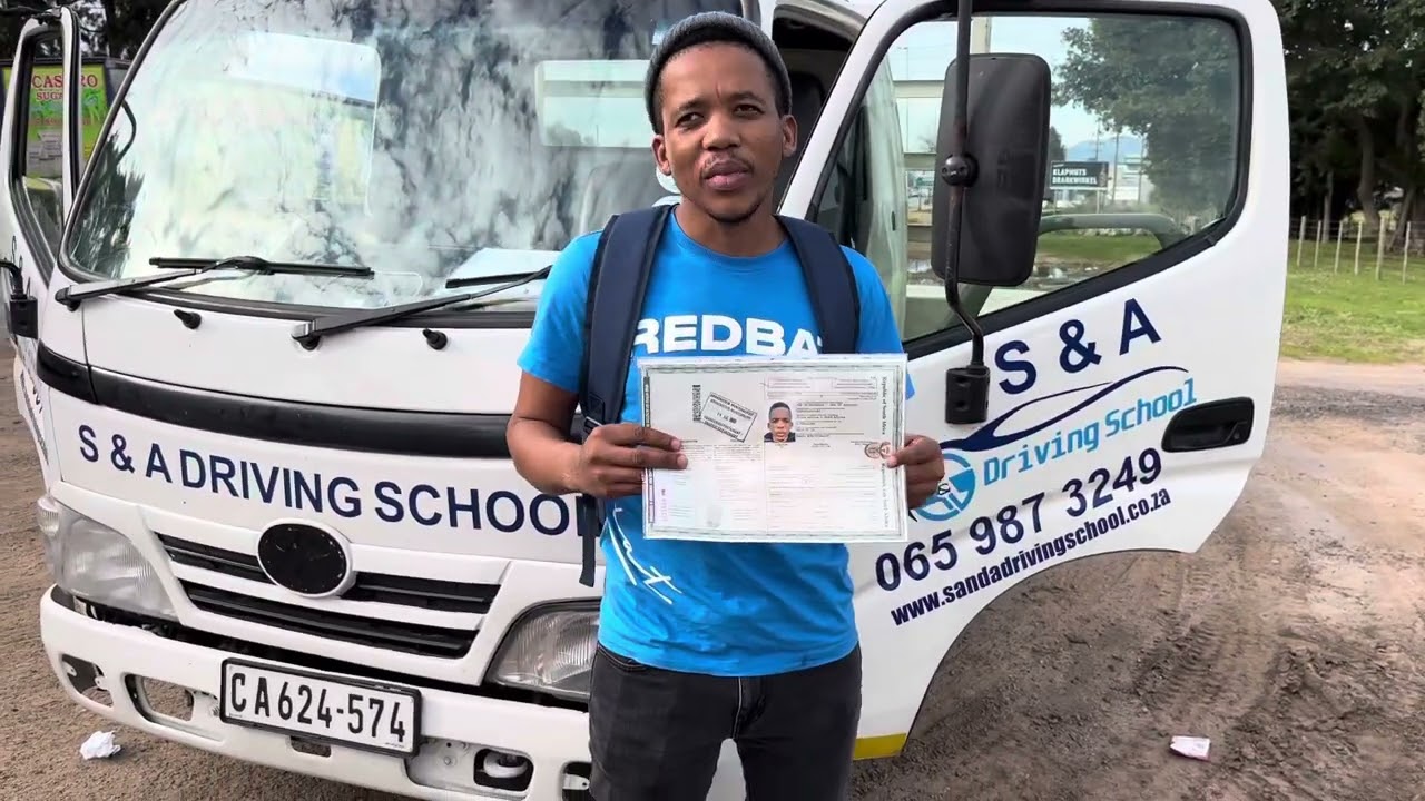 Learning how to drive and pass congratulations