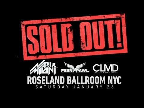 Thomas Gold Fanfare World Tour @ Roseland Ballroom - NYC Jan 26th 2013