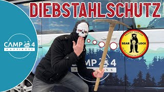 BEAR LOCK Diebstahlschutz für Camper Vans, Wohnmobile, VW California und Autos