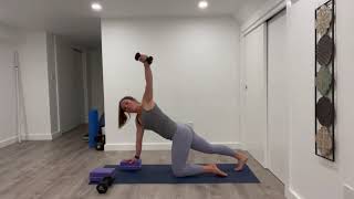 Yoga Strength Flow with a Dumbbell