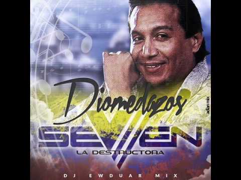 DIOMEDES DIAZ SUPER EXITOS  SEVEN LA DESTRUCTORA  DJ EWDUAR MIX