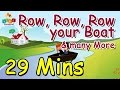 Row Row Your Boat More Top 20 Most Popular Nursery Rhymes Collection