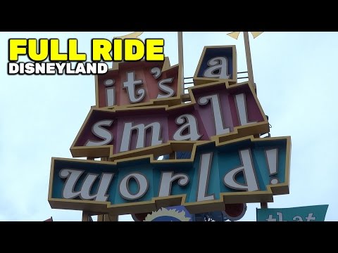 It's a Small World FULL RIDE at Disneyland