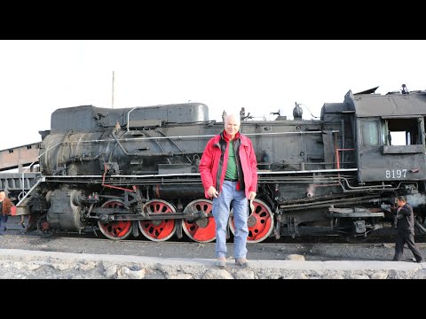 One of the last working Steam trains in China